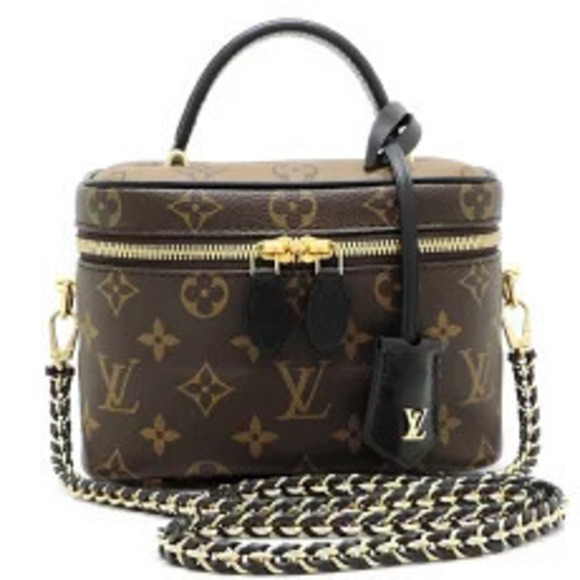 Louis Vuitton Handbags - Louis Vuitton Vanity NV Handbag Monogram Reverse Ebene Brown